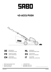 Sabo 43-ACCU Betriebsanleitung