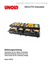 Unold 48755 Bedienungsanleitung