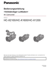 Panasonic HC-X2100 Bedienungsanleitung
