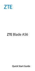 Zte Blade A56 Kurzanleitung