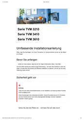 Vogel's TVM 3210 Serie Installationsanleitung