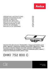 Amica DHKI 752 800 C Gebrauchsanweisung