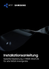 Samsung MWR-WG01JN Installationsanleitung