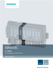 Siemens simatic et 200sp Gerätehandbuch