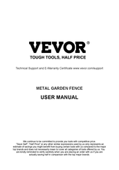 Vevor 330x440-10 Benutzerhandbuch