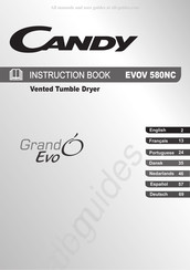 Candy GrandO Evo EVOV 580NC Bedienungsanleitung