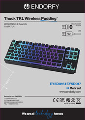 ENDORFY Thock TKL Pudding Bedienungsanleitung