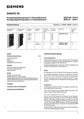 Siemens SIMATIC S5 Betriebsanleitung