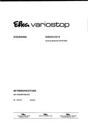 Efka variostop 5H82AV2314 Betriebsanleitung