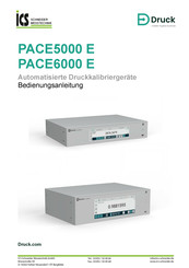 Druck PACE5000 E Bedienungsanleitung