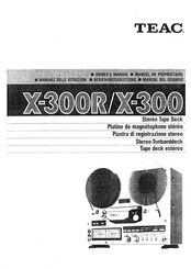 Teac X-300R Bedienungsanleitung