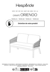 Hesperide ORIENGO Bedienungsanleitung