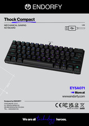 ENDORFY Thock Compact Wireless Bedienungsanleitung