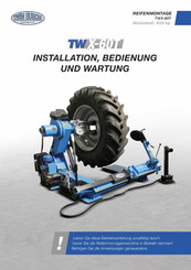 Twin Busch TWX-60T Installation, Bedienung Und Wartung