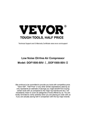 Vevor DOF1500-50V-I Bedienungsanleitung