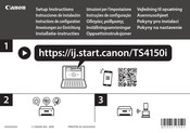 Canon Pixma TS4150i Anweisungen Zur Einrichtung