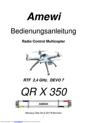 Amewi QR X 350 Bedienungsanleitung