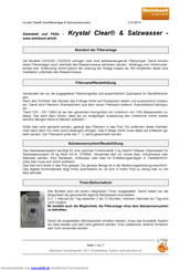 Steinbach Krystal Clear & Salzwasser Handbuch