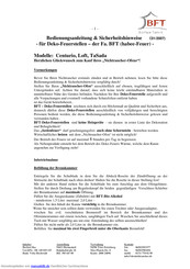 BFT Loft Bedienungsanleitung Und Sicherheitshinweise