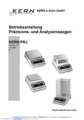 KERN PRJ 6200-1IP65NM Betriebsanleitung