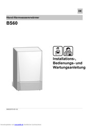 Oertli BS60 Installation, Betrieb Und Wartung