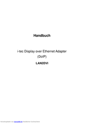 I-Tec LAN2DV Handbuch