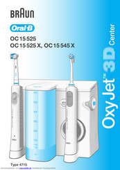 Braun Oral-B OxyJet 3D Center OC 15 525 Gebrauchsanweisung