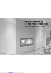 M-Design VENUS 700 GREEN PLUS Montage- Und Bedienungsanleitung