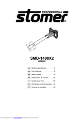Stomer Professional SMD-1400X2 Bedienungsanleitung