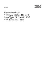 IBM A40 6830 Benutzerhandbuch