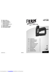 Ferm FET-200 Gebrauchsanweisung