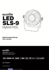 EuroLite LED SLS-9 Bedienungsanleitung