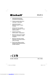 EINHELL i-12 Originalbetriebsanleitung