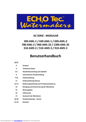 ECH2O Tec. 1300-AML-3S Benutzerhandbuch