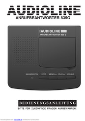 Audioline 835G Bedienungsanleitung