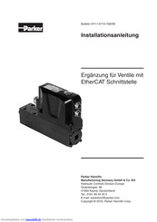 Parker Bulletin HY11-5715-708 Installationsanleitung