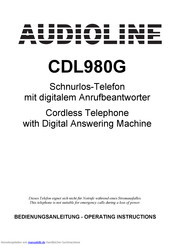 Audioline CDL980G Bedienungsanleitung
