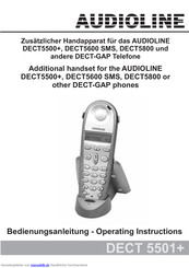 Audioline DECT5600 SMS Bedienungsanleitung