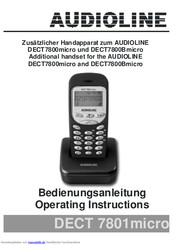 Audioline DECT 7801micro Bedienungsanleitung