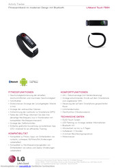 LG Lifeband Touch FB84 Anleitung