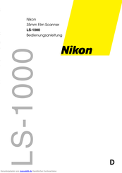 Nikon LS-1000 Bedienungsanleitung