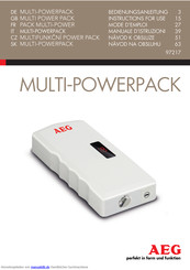 AEG Multi-Powerpack Bedienungsanleitung