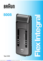 Braun 5005 Flex Integral Bedienungsanleitung