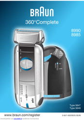 Braun 8990 Complete Bedienungsanleitung
