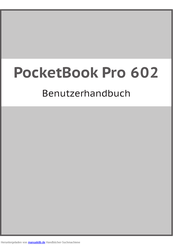 PocketBook PRO 602 Benutzerhandbuch