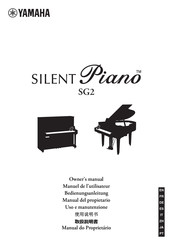 Yamaha Silent Piano SG 2 Bedienungsanleitung