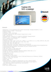 i-onik TP7-1200QC Handbuch