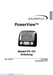 Murphy PowerView PV-101 Anleitung