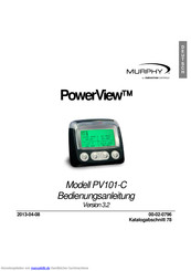 Murphy PowerView PV101-C Bedienungsanleitung