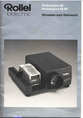 Rollei Rolleivision 66 AV Gebrauchsanweisung